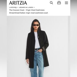 Wilfred cocoon coat 2XS